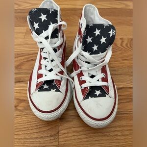 American Flag Converse High Tops